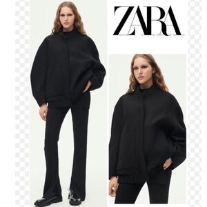Zara collection wool bomber